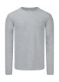 Heren T-shirt LS Fruit of the Loom Iconic 150 Classic 61-446-0 Heather Grey